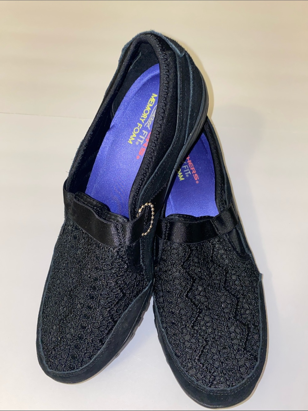 Skechers Slip On Black Shoes Size 10